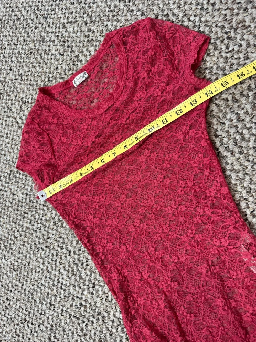 Free People Intimately Free Lace Sheer Bodysuit size S
